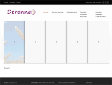 Tablet Screenshot of deronnejmf.be